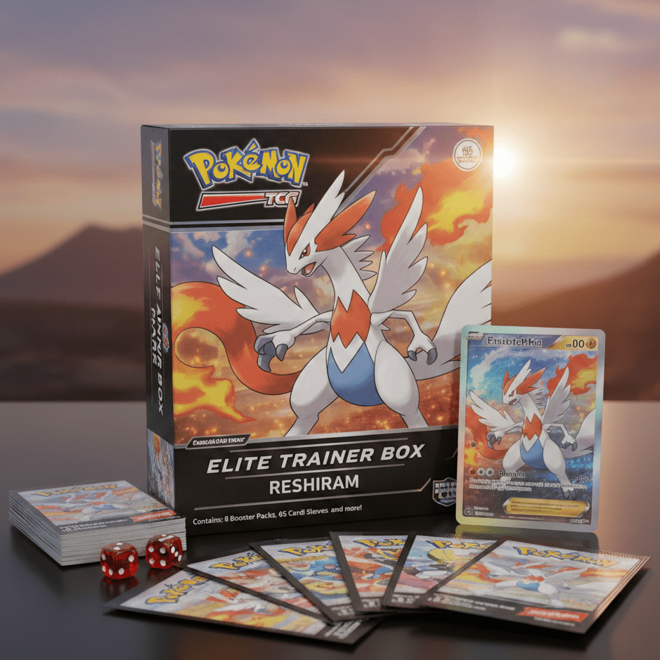 Elite Trainer Box Reshiram (ETB) – Pokémon JCC (Versión Inglés) - NeoVault Cards