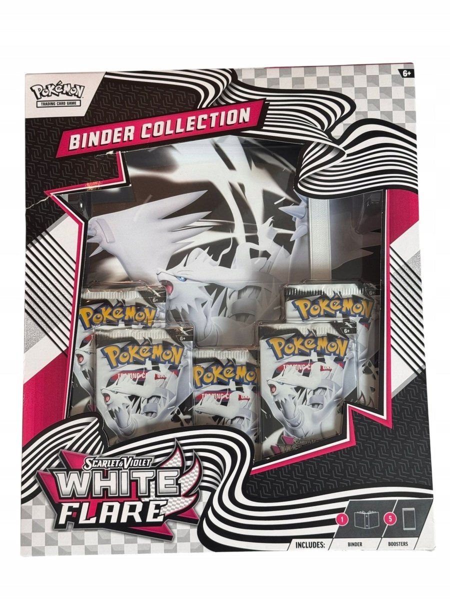 Pokémon TCG: Binder Collection Reshiram (Inglés) – Álbum + 5 Sobres - NeoVault Cards